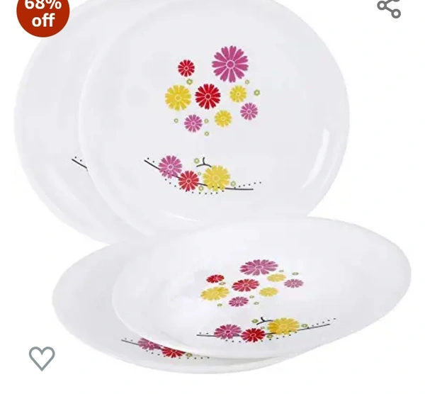 Cutting EDGE Plastic Plates - Set of 4, Lavender68%off