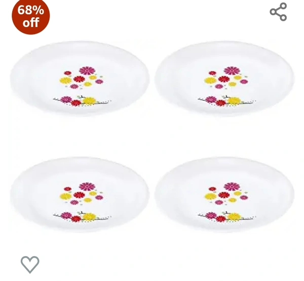 Cutting EDGE Plastic Plates - Set of 4, Lavender68%off