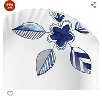 JENVAN Unbreakable Plastic Light Weight Dinner Set of 36 pcs 6 Full Plates, 6 Quarter Plates, 12 Veg Bowls, 2 Serving Bowl with 2 lids. 2 Serving Spoons and 6 Spoons44%off