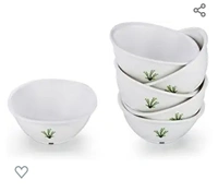 Signoraware Plastic Serving Bowl - 220 ml, Set of 6, WhiteAmazon'sChoicefor "small bowls set