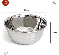 Vessel Crew Stainless Steel Chatni/Pickle Katori Bowl Set of 24pcs57%off