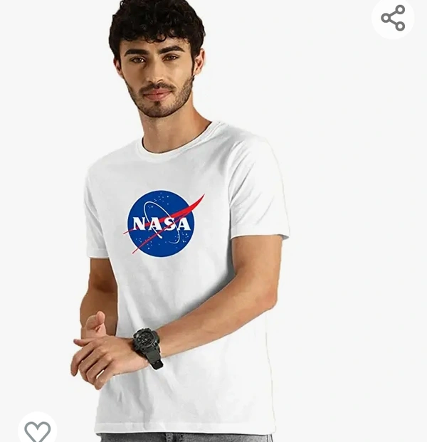 Edotlock EditLook MTS-03-Nasa White Printed Tshirt