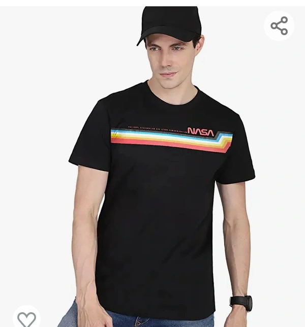 Nasa NASA Printed Loose Fit Tshirt for Men