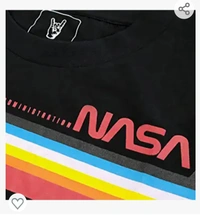 Nasa NASA Printed Loose Fit Tshirt for Men