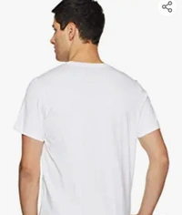 Van Heusen Athleisure Men's Printed Regular fit T-Shirt (IHTS1LWH60096_White S)