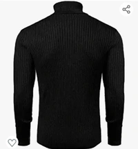 NORTHWIND Men's High Turtle Neck Cotton T-Shirt - M. L. XL. XXL