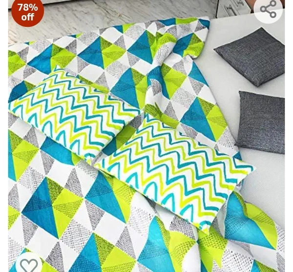 Divine Casa 100% Cotton Geometric Print Mix N Match Bedsheet for Double Bed (Multicolour)Amazon'sChoicefor "double bedsheet cotton