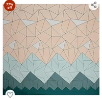Homestyle HOME STYLE Cotton Feel Glace Cotton Elastic Fitted Printed King Size Double Bed Bedsheet with 2 Pillow Cover(72"x78",Pastel Green)#1 Best Seller in Fitted Bedsheets
