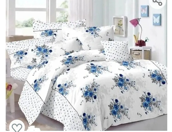 Ivaza IVAZA Premium Double Bedsheet with 2 Pillow Covers - 160 TC Supersoft Glace Cotton - Breathable & Wrinkle Free - 3 Pcs Set (Double, Cedar)