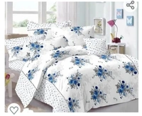 Ivaza IVAZA Premium Double Bedsheet with 2 Pillow Covers - 160 TC Supersoft Glace Cotton - Breathable & Wrinkle Free - 3 Pcs Set (Double, Cedar)