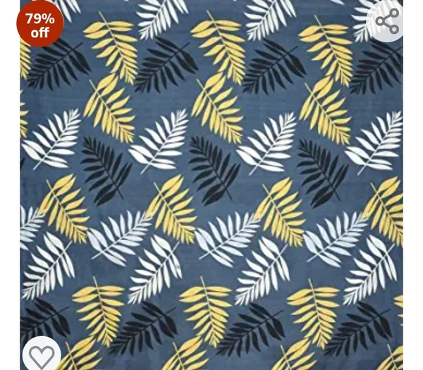 Amur amour Prime Collection Offered 180TC Single Bedsheet Size (60X90) with 1 Matching Pillow Covers Size (17X27) Color-Grey & White- (Multicolor)79%off
