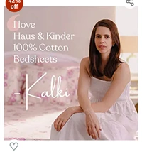 Haus haus & kinder 186 TC Cotton French Riviera Beau Papillon Modern Bedsheet with 2 Pillow Covers (Double, Blue)42%off42%off