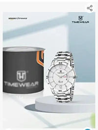 Timeware TIMEWEAR Analog Day Date Functioning Stainless Steel Chain Watch for Men