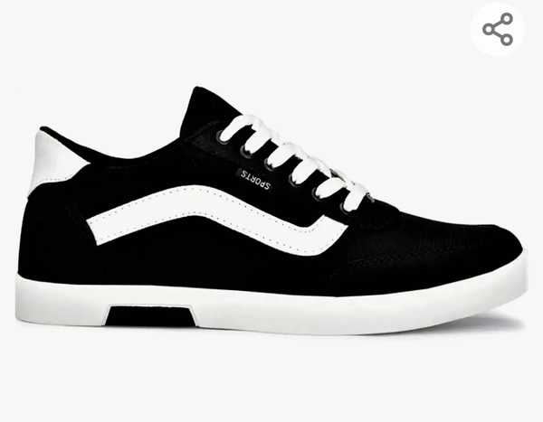 Kardma kardam&sons Fashionable Luxury Canvas Casual Outdoor Sneakers White and Black Shoes for Mens - 40.42.44.46