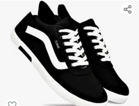 Kardma kardam&sons Fashionable Luxury Canvas Casual Outdoor Sneakers White and Black Shoes for Mens - 40.42.44.46