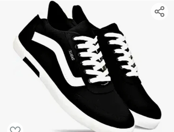 Kardma kardam&sons Fashionable Luxury Canvas Casual Outdoor Sneakers White and Black Shoes for Mens - 40.42.44.46