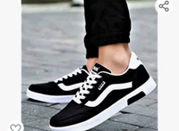 Kardma kardam&sons Fashionable Luxury Canvas Casual Outdoor Sneakers White and Black Shoes for Mens - 40.42.44.46