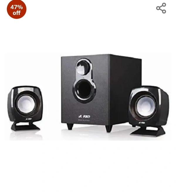 FAnd F&D F203G 11 Watt 2.1 Channel Wired Multimedia Speaker