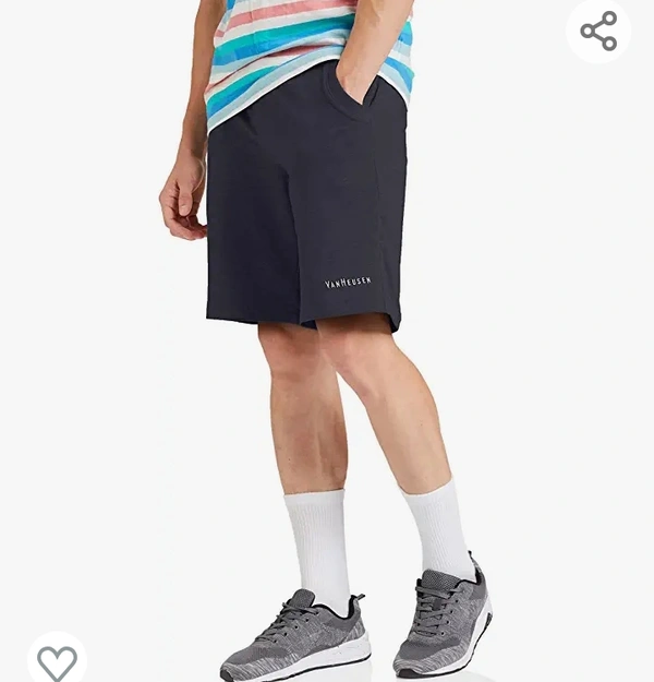 Van Heusen Athleisure Men's Regular Fit Cotton Shorts - M. L. XL. XXL