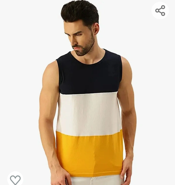 Veirdo Tank Top Gym Vest for Men, Printed Gym Sando, Stylish Ganji Baniyan Gym Wear, Men Innerwear Vest, Sleeveless T-Shirt Men Vest, Sleeveless Top Sando for Men - M. L. XL. XXL