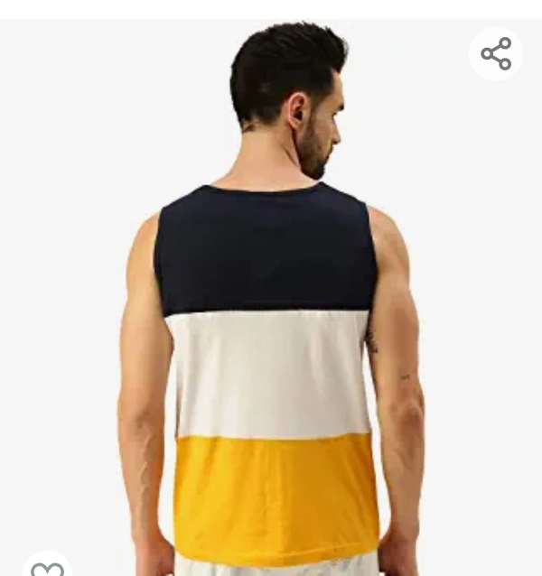 Veirdo Tank Top Gym Vest for Men, Printed Gym Sando, Stylish Ganji Baniyan Gym Wear, Men Innerwear Vest, Sleeveless T-Shirt Men Vest, Sleeveless Top Sando for Men - M. L. XL. XXL