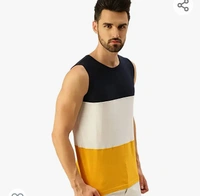 Veirdo Tank Top Gym Vest for Men, Printed Gym Sando, Stylish Ganji Baniyan Gym Wear, Men Innerwear Vest, Sleeveless T-Shirt Men Vest, Sleeveless Top Sando for Men - M. L. XL. XXL