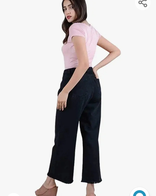 Freekain FREAKINS Relaxed Wide Leg Jeans for Women & Girls - M. L. XL. XXL