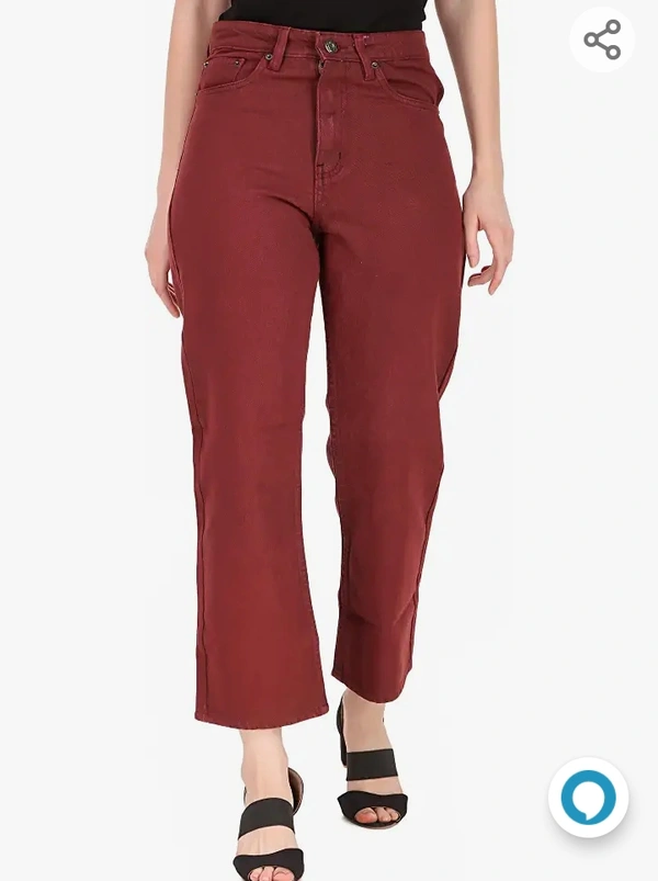 Sisney SISNEY Women's Loose Fit Denim Jeans - M. L. XL. XXL