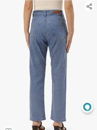 138PARIS HAMILTON Womens/Girls High Waist Straight fit Stretchable Denim Jeans Relaxed Fit - M.Vl. XL. XXL
