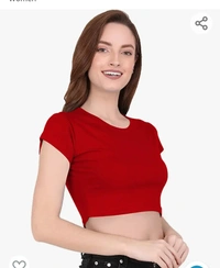 The Bleze THE BLAZZE 1081 Women's Cotton Tank Crop Tops Bustier Bra Vest Crop Top Bralette Blouse Top for Women - M. L. XL. XXL