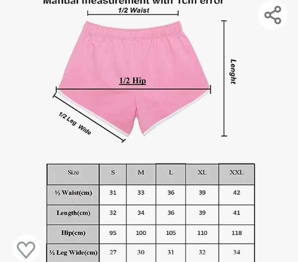 Fasla fasla Women's Cotton Shorts Pack of 3 - M. L. XL. XXL