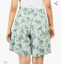 STORIES Women's Viscose Printed Culotte Shorts - M. L. XL. XXL