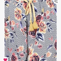 Stories STORIES Women's Viscose Printed Culotte Shorts - M. L. XL. XXL