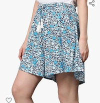 Pisos STORIES Women's Viscose Printed Culotte Shorts - M. L. XL. XXL