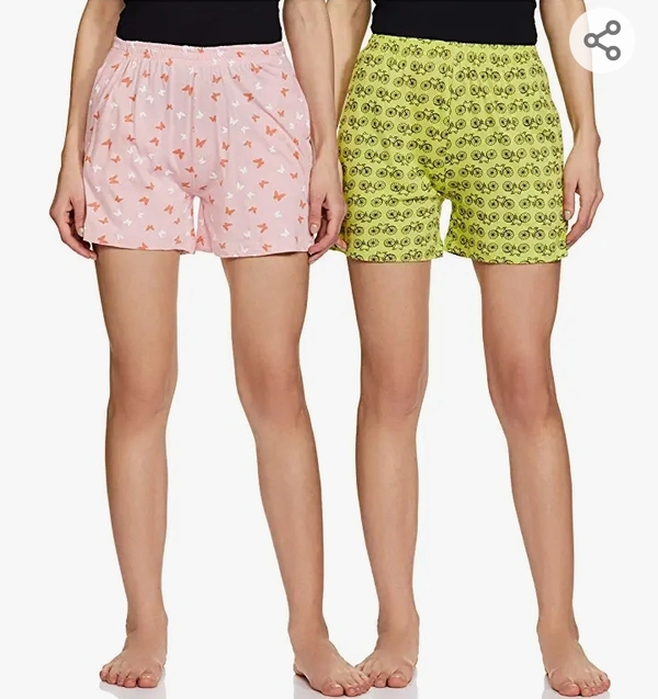 Lingirs Longies Women's Shorts (Pack of 2) - M. L. XL. XXL