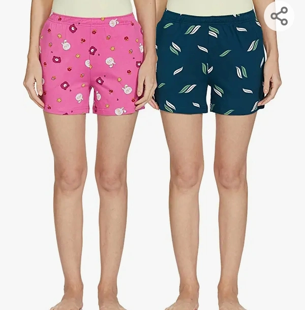 Longoes Longies Women's Shorts (Pack of 2) - M. L. XL. XXL