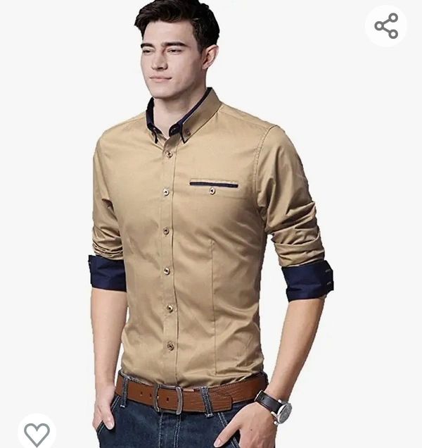 Indoorime IndoPrimo Men's Slim Fit Casual Shirt