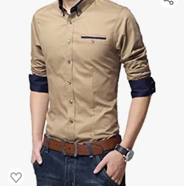 Indoorime IndoPrimo Men's Slim Fit Casual Shirt
