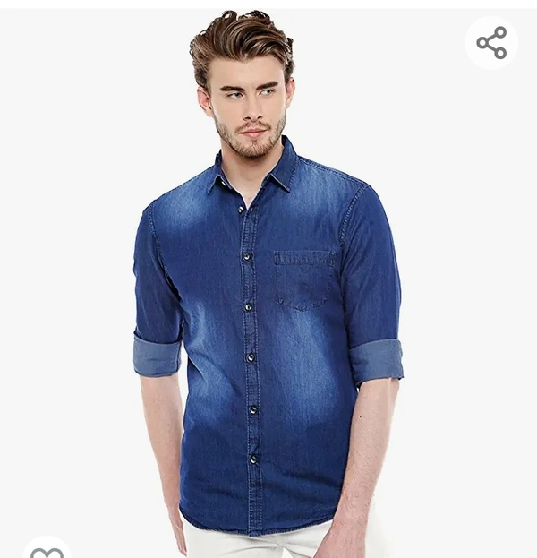 Deenisling Dennis Lingo Men's Solid Slim Fit Casual Shirt - M . L. XL. XXL