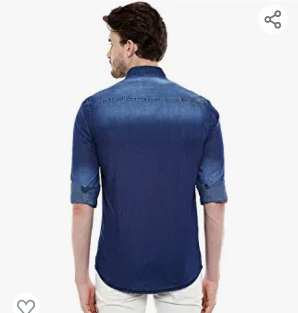 Deenisling Dennis Lingo Men's Solid Slim Fit Casual Shirt - M . L. XL. XXL
