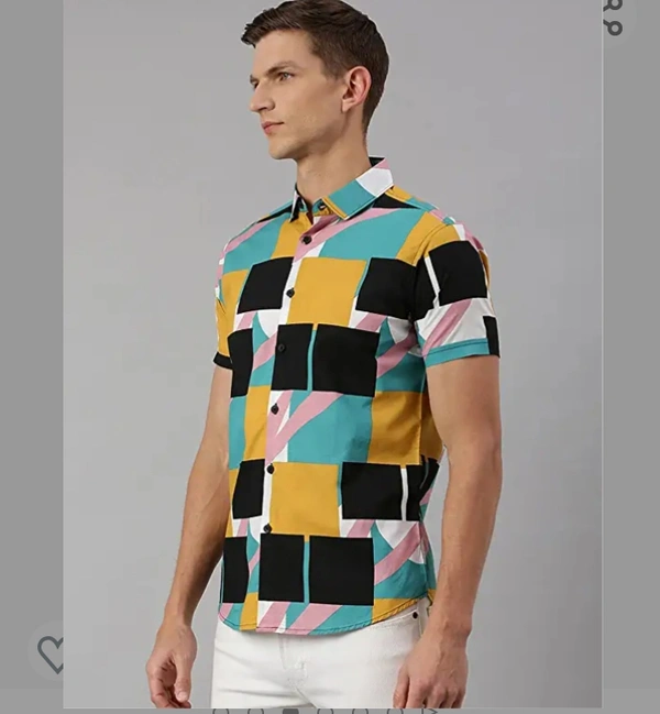 Dennishling Dennis Lingo Men's Aztec Slim Fit Cotton Casual Shirt - M. L. XL. XXL