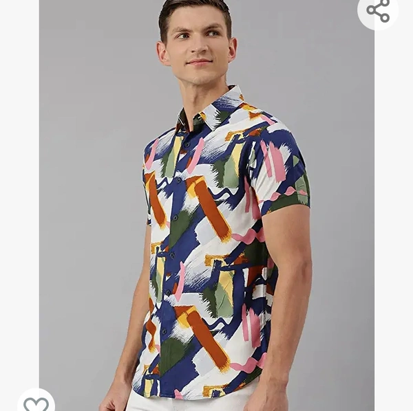 Dennishling Dennis Lingo Men's Aztec Slim Fit Cotton Casual Shirt - M. L. XL. XXL