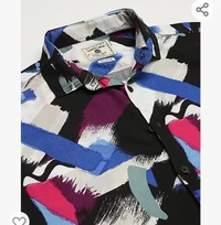 Dennishling. Dennis Lingo Men's Aztec Slim Fit Cotton Casual Shirt - M. L. XL. XXL
