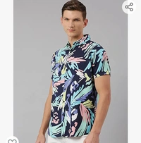 Denislinf Dennis Lingo Men's Aztec Slim Fit Cotton Casual Shirt - M. L. XL. XXL