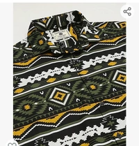 Denisslinf Dennis Lingo Men's Aztec Slim Fit Cotton Casual Shirt - M. L. XL. XXL