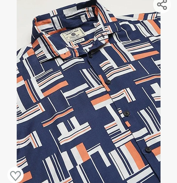 Dennishling Dennis Lingo Men's Aztec Slim Fit Cotton Casual Shirt - M. L. XL. XXL