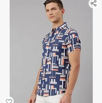 Dennishling Dennis Lingo Men's Aztec Slim Fit Cotton Casual Shirt - M. L. XL. XXL