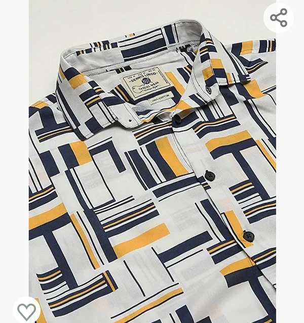 Dennisling Dennis Lingo Men's Aztec Slim Fit Cotton Casual Shirt - M. L. XL. XXL