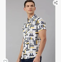 Dennisling Dennis Lingo Men's Aztec Slim Fit Cotton Casual Shirt - M. L. XL. XXL