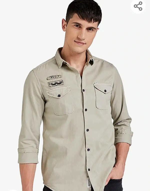 Amazon Brand - Inkast Denim Co. Men's Slim Casual Shirt - M. L. XL. XXL